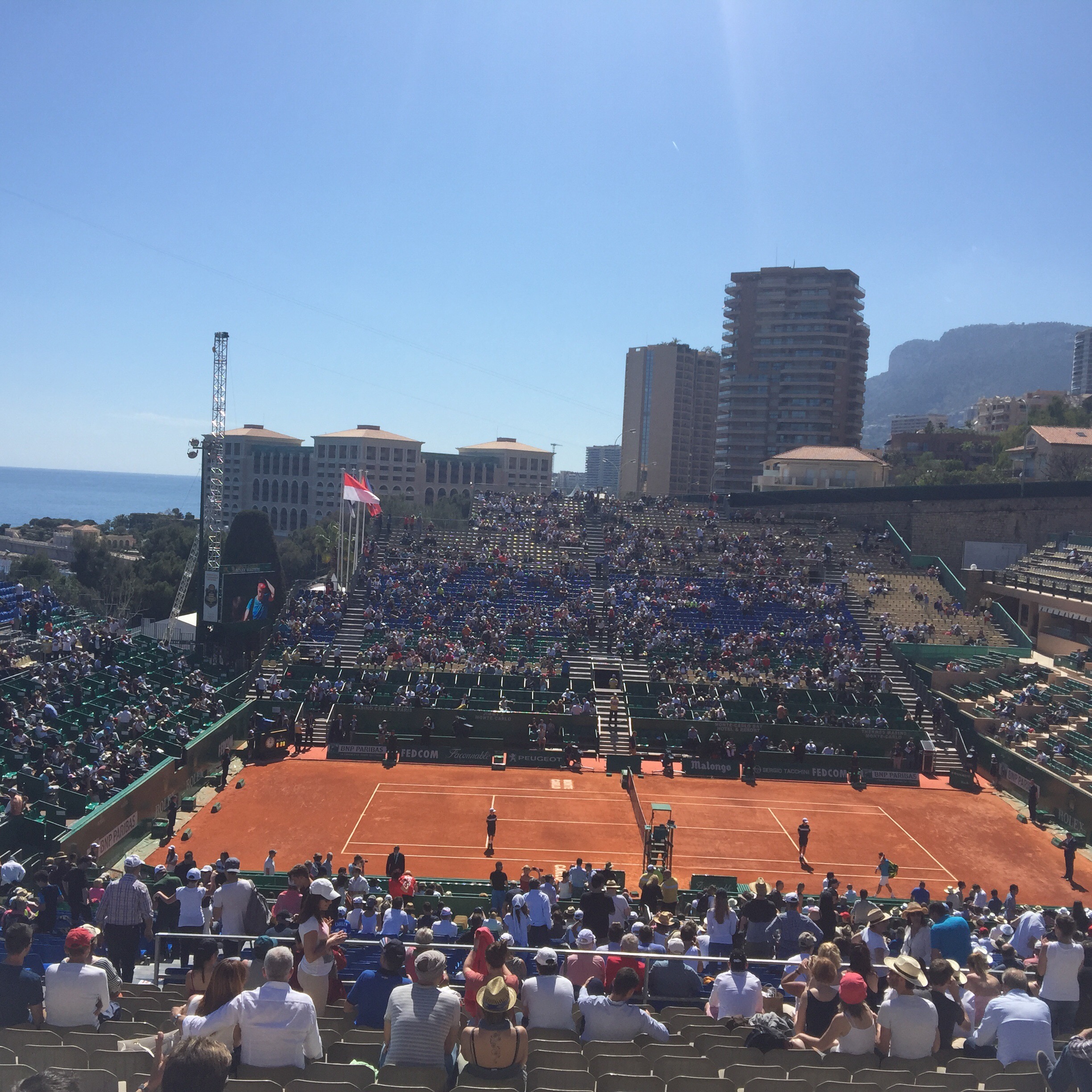 TheMouse au tournoi de tennis ATP Masters 1000 Monte-Carlo Rolex Masters, 11 avril 2016