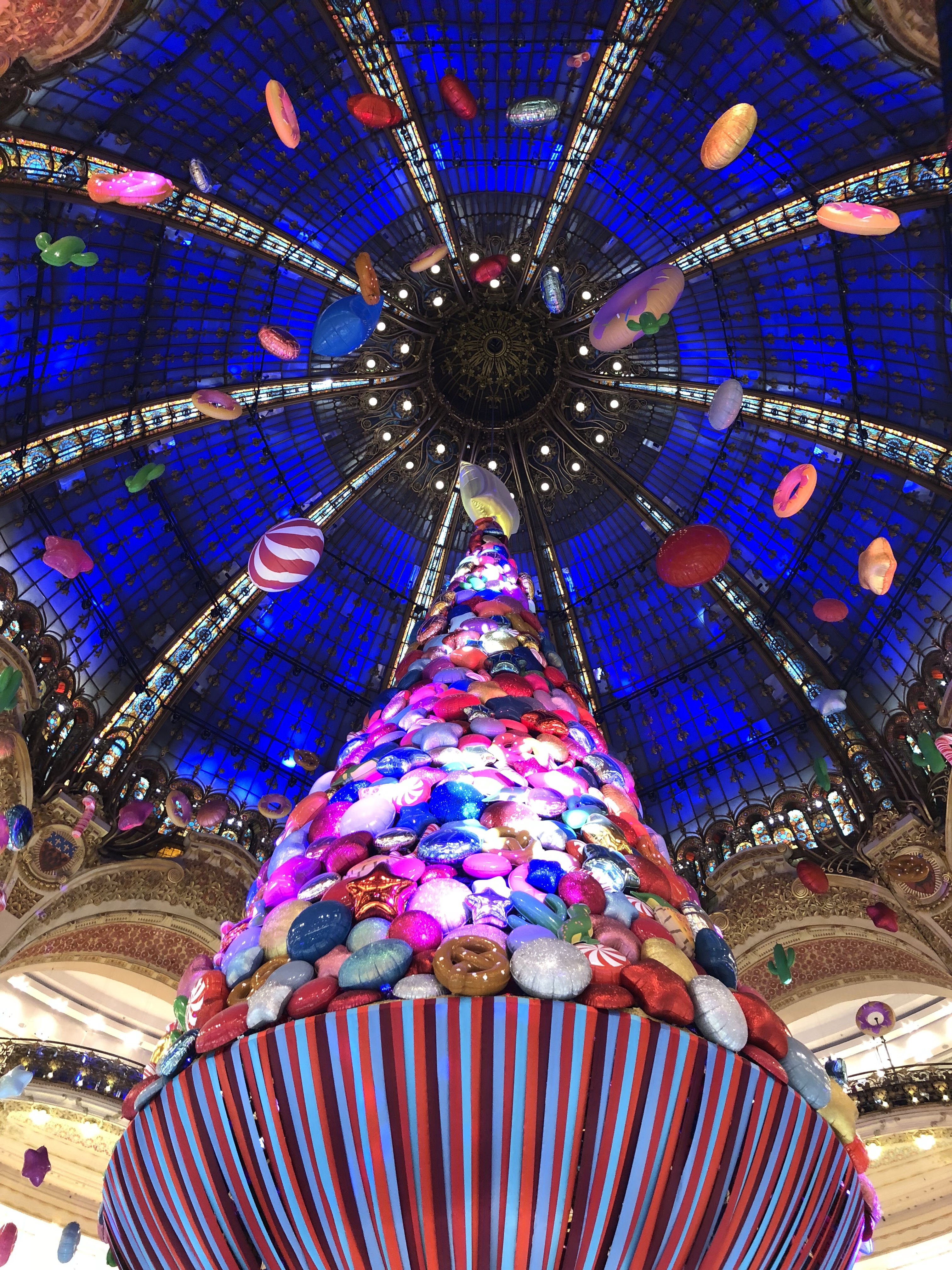 Bonbons aux galeries Lafayette… Lundi Soleil 18/12/2017