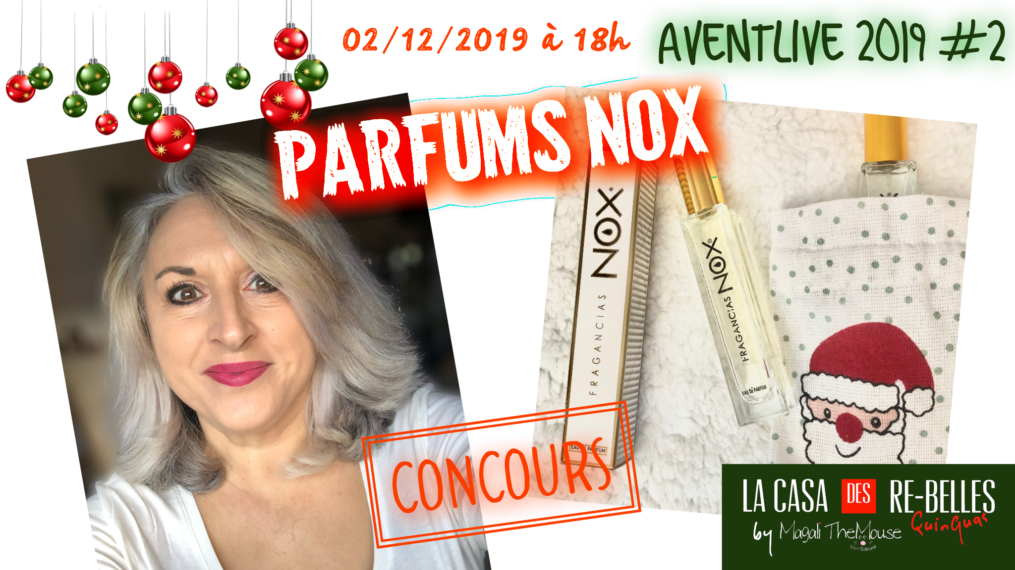 Les parfums NOX: petits prix pour cadeaux de noël plaisir
